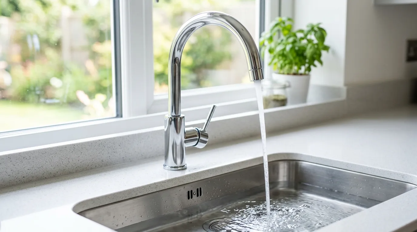 Local Plumbing Master Pros same day plumber fixing a faucet in Eastwood, MI